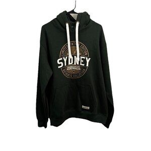 Irish Connexxion Australia Sydney Green Hoodie Pullover Preppy Academia Size XL